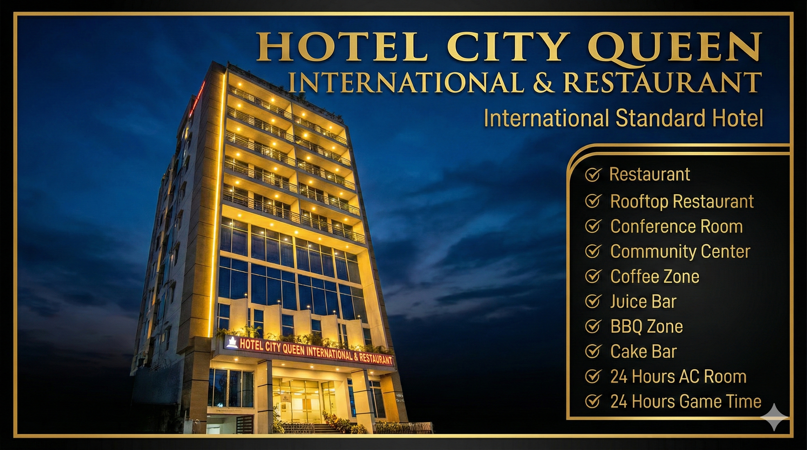 Hotel City Queen International Interior - Best Hotel in Sonadanga